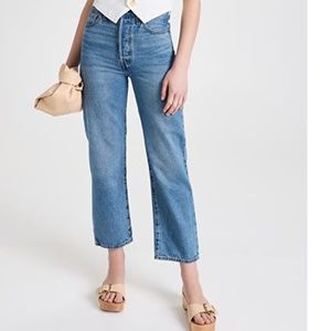 Levi's Ribcage Straight Ankle Super high-waisted straight jeans Sz 29